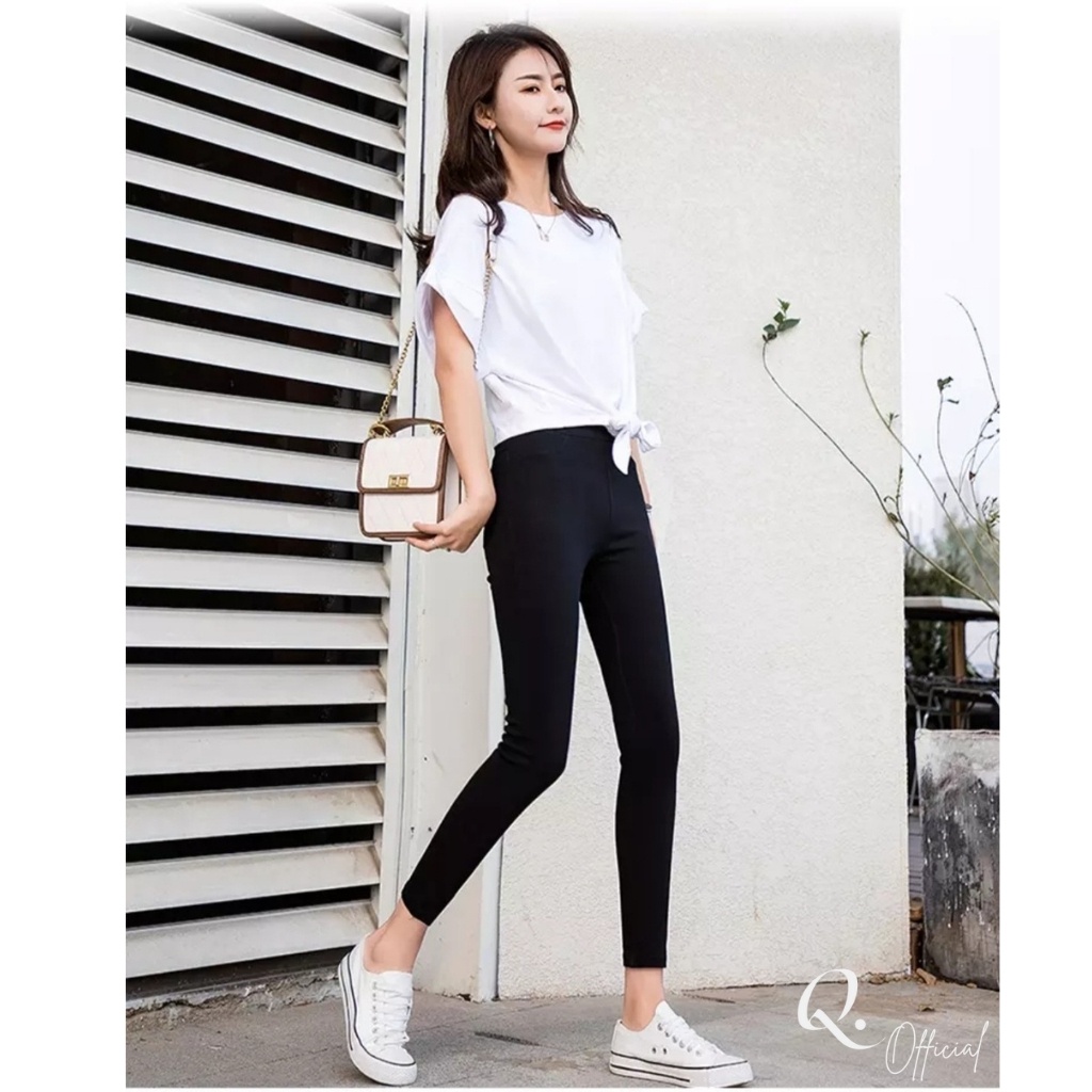 Quần Legging Nữ Bigsize Nâng Mông Cao Cấp Vải Poly