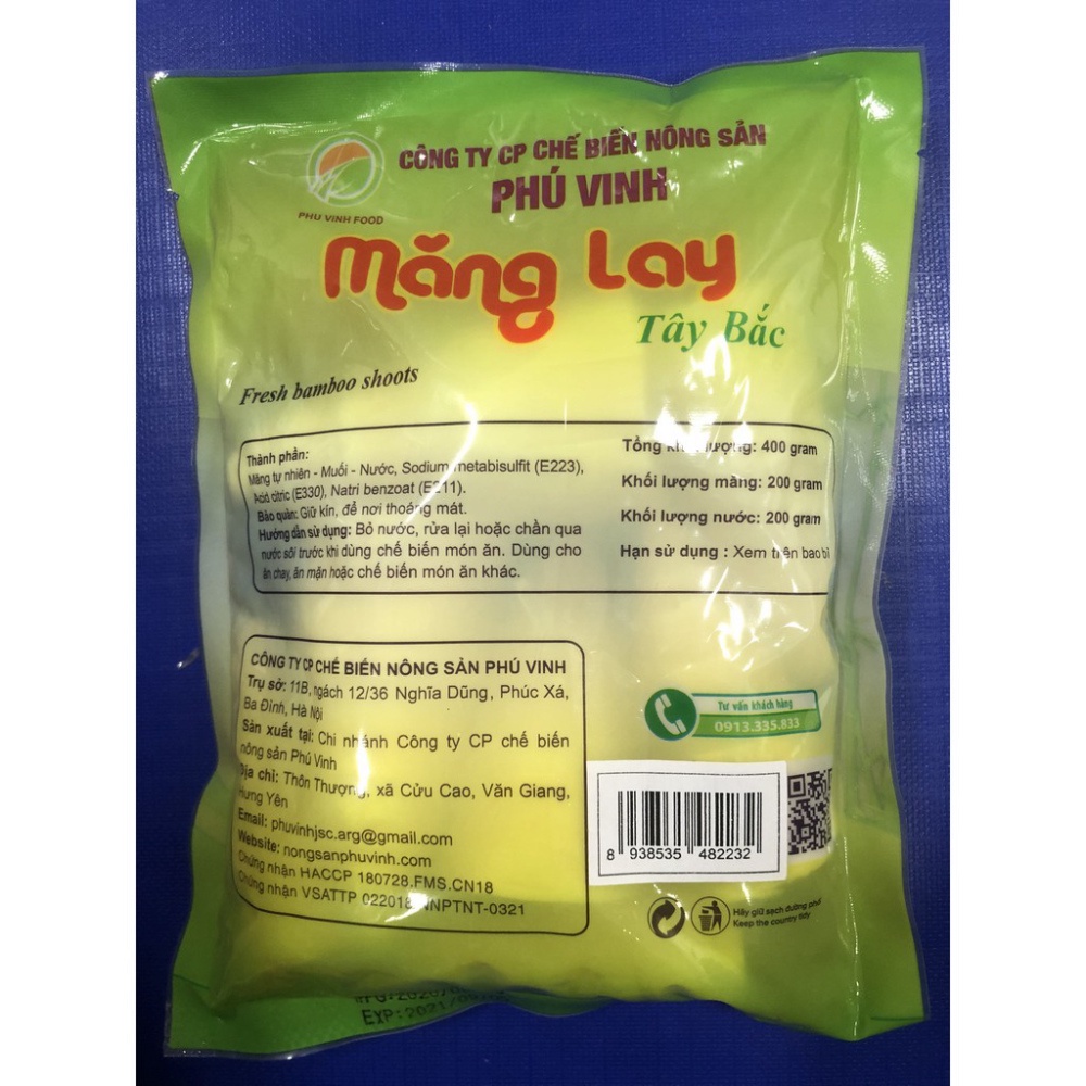 Măng lay - Đặc sản Tây Bắc giòn ngon gói 200g
