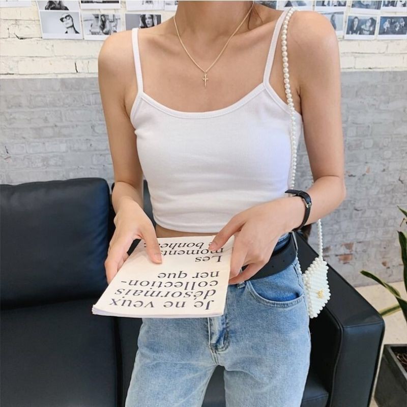 ÁO 2 DÂY CROPTOP SIÊU XINH - CH2S