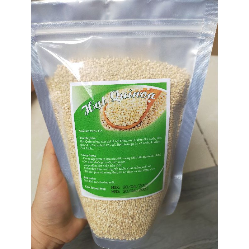 Hạt Diêm mạch Organic Úc 500g