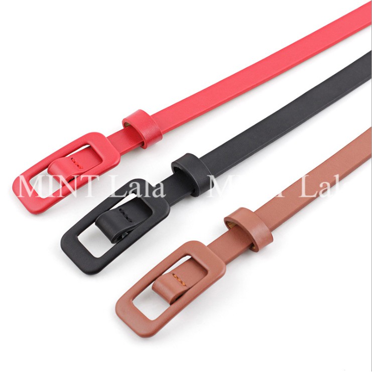 [Mã 1010FASHIONSALE10131 giảm 10K đơn 50K] Dây Nịt Belt Mặc Váy Đầm Basic Nhiều Màu Dẻo Đẹp