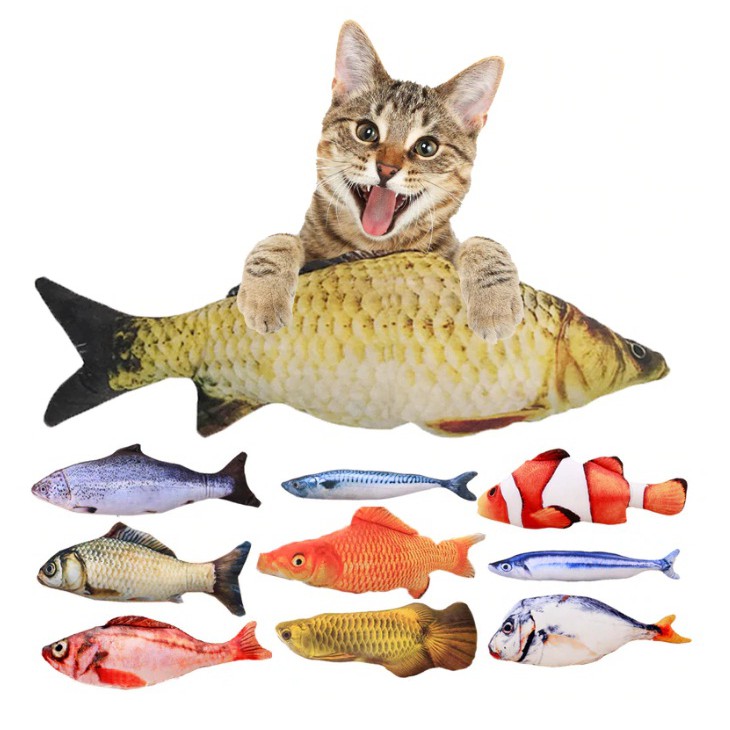 Mainan Catnip Bentuk Ikan untuk Kucing/ Mainan Kucing | Lazada Indonesia