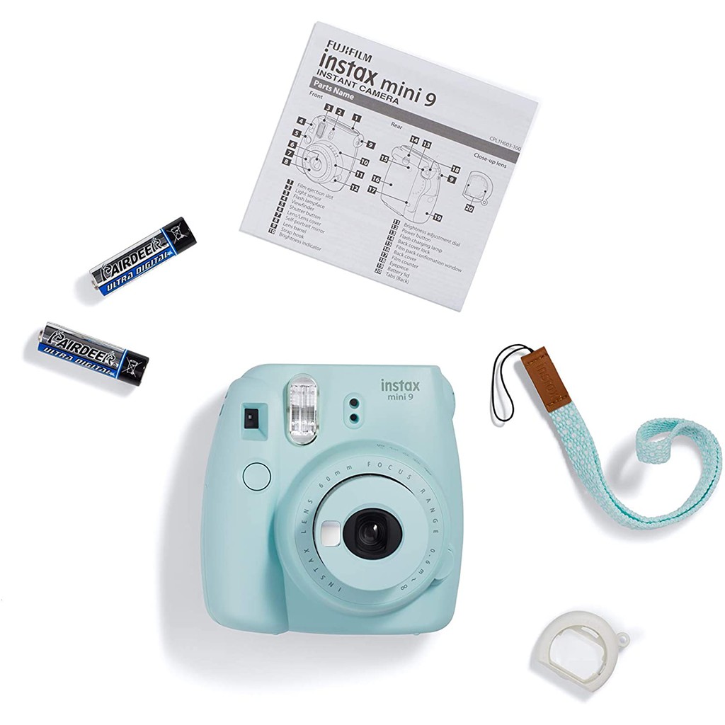 Fujifilm Instax Mini 9 กล้องโพลารอยด์ Instant Film Camera ประกันศูนย์ 1 ปี กล้องอินสแตนท์ กล้องฟิล์ม