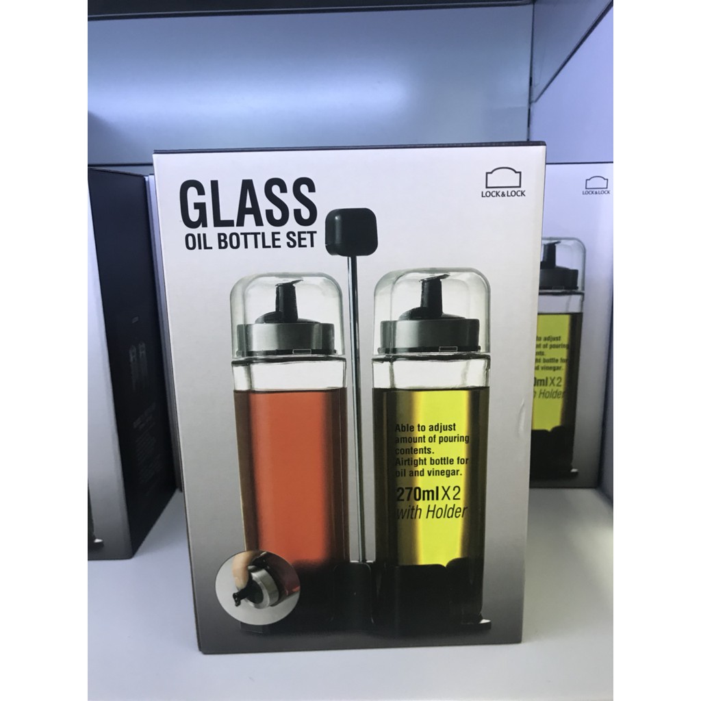 Set 2 hũ thủy tinh đựng gia vị Lock&Lock LLG701 [270ML x2]