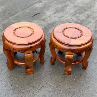 Đôn gỗ hương cao 30cm (1 cái)