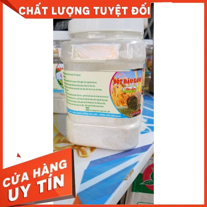 1kg bột đậu xanh nguyên chất nhà làm, sạch, ngon.