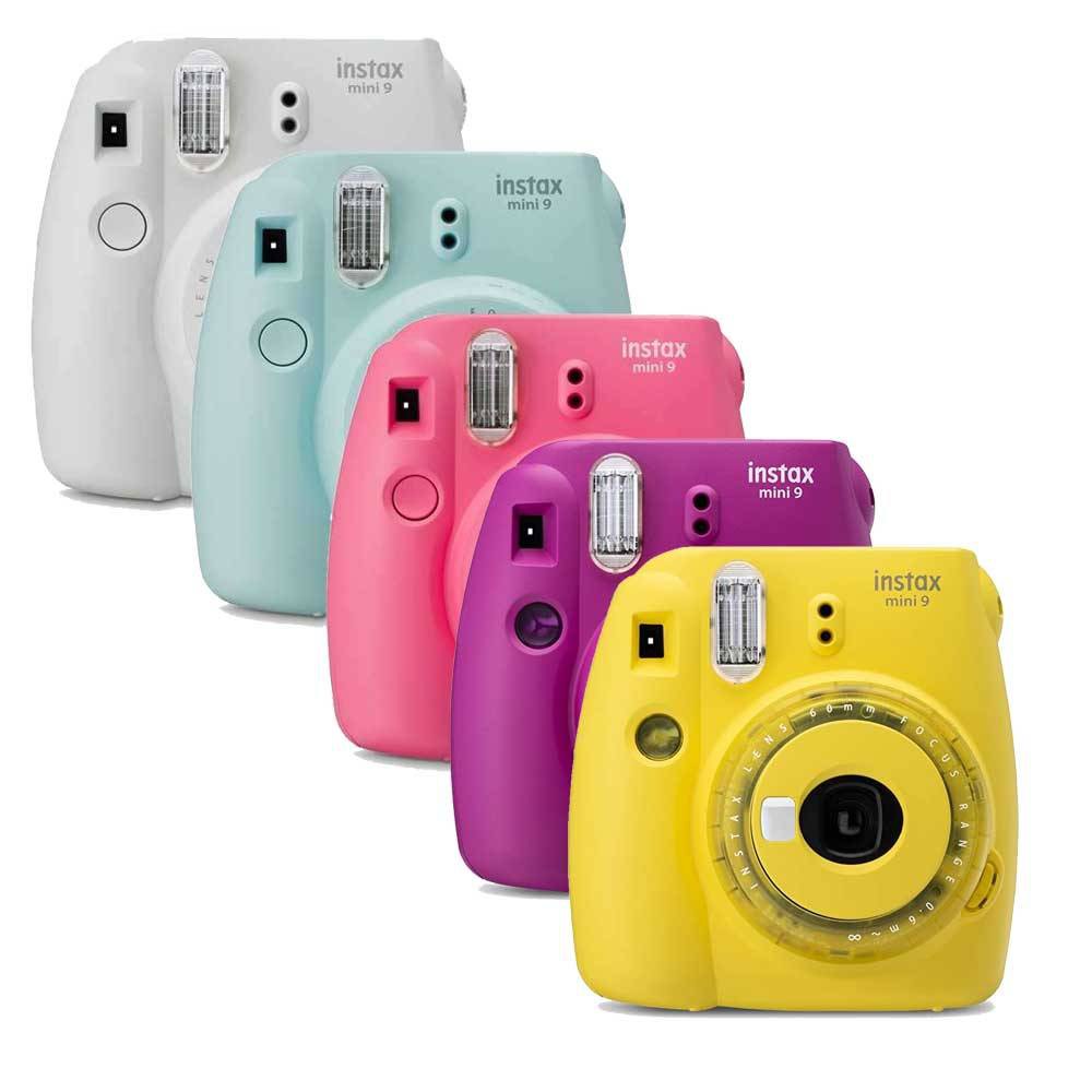 Fujifilm Instax Mini 9 กล้องโพลารอยด์ Instant Film Camera ประกันศูนย์ 1 ปี กล้องอินสแตนท์ กล้องฟิล์ม