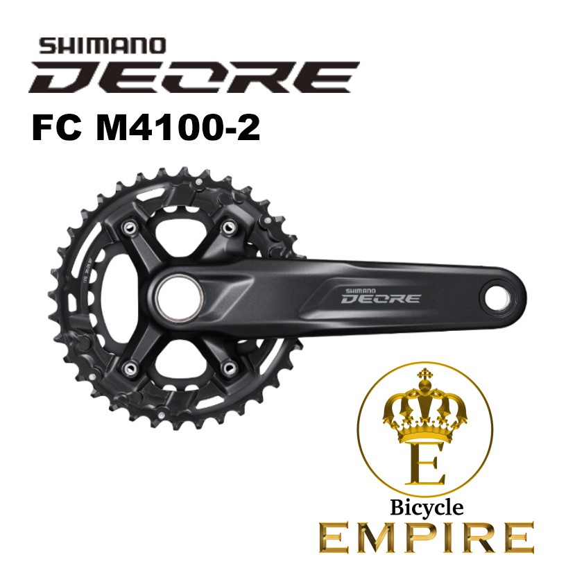 Crank Shimano Deore M 4100 2 Dual Speed 