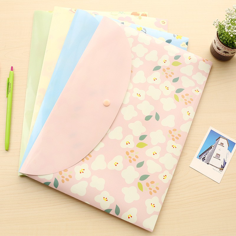 Bìa hồ sơ cổ điển a4 - hoạ tiết hoa