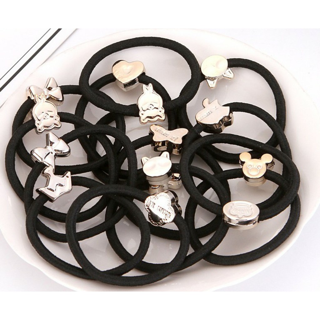 Set 5 Dây Buộc Tóc Hàn Quốc