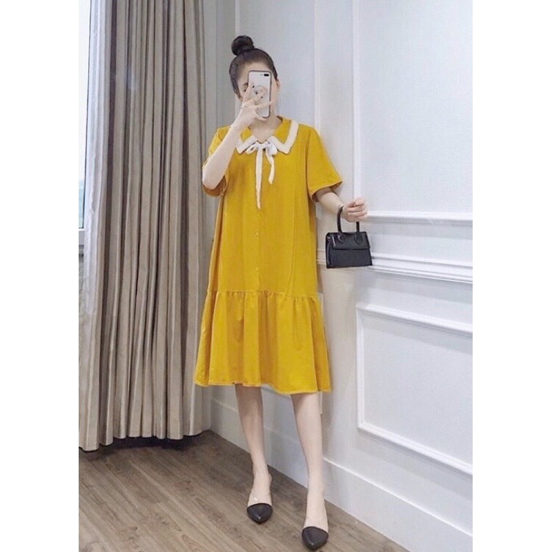 [HCM]Đầm đuôi cá viền trắng 3 màu (kèm hình thật)