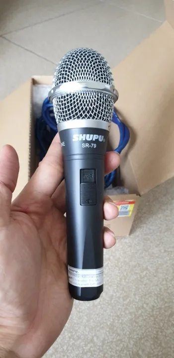 [HCM]Micro karaoke có dây Shupu SR-79 màu đen