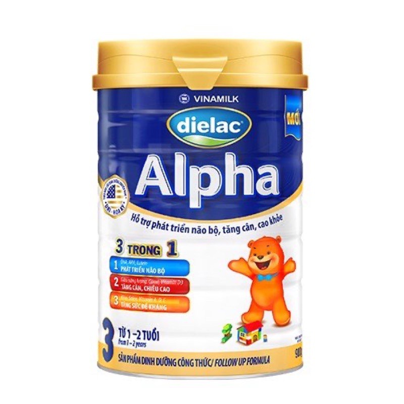 Sữa bột dielac alpha 3 - lon 900g