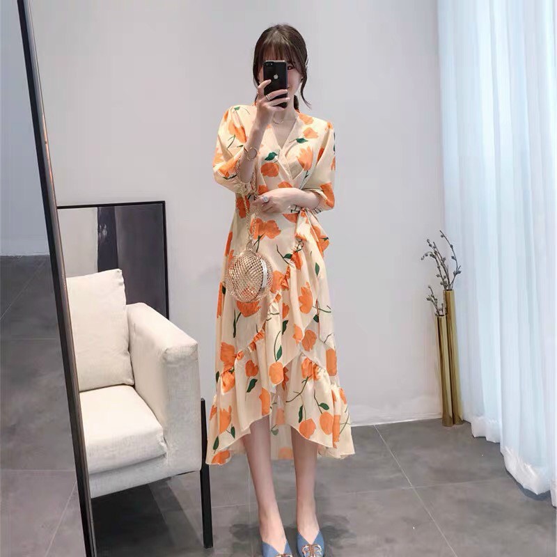 ĐẦM MAXI HOA ĐI BIỂN SIÊU HOT