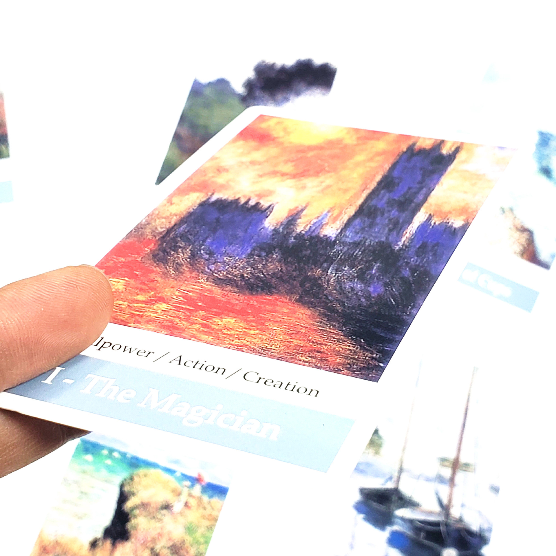 [Size Gốc] Bộ bài Claude Monet Impresionism Art Tarot