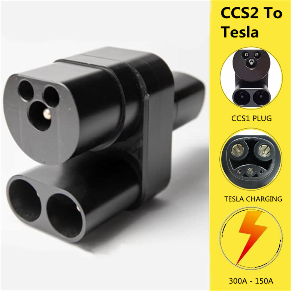 CCS2 To Tesla EV Adaptor 150A Electric Vehicle Adapter For Car Charger ...