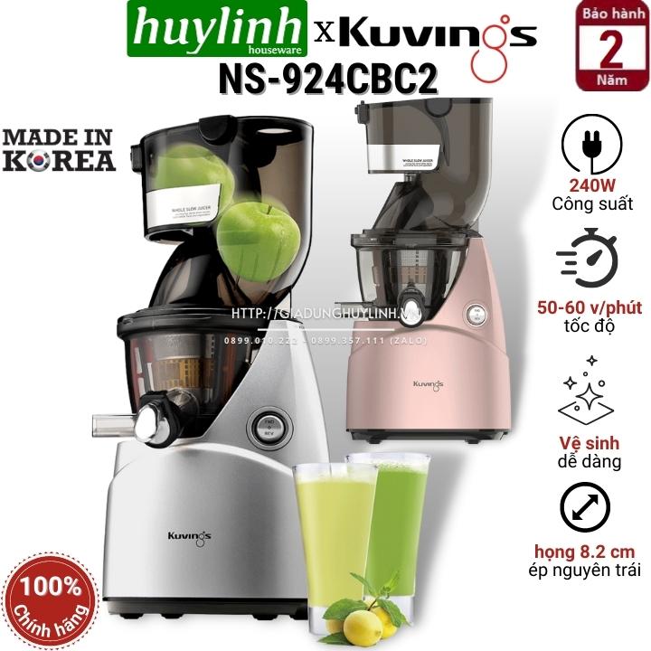 [Trả góp 0%]Máy ép trái cây tốc độ chậm Kuvings NS-924CBC2 - Hàn Quốc