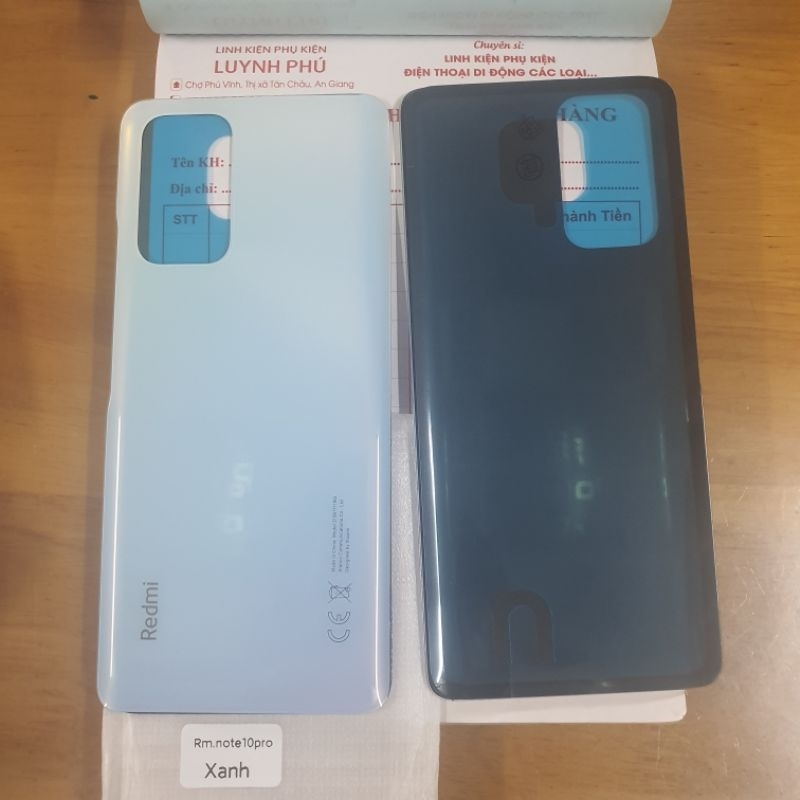 Nắp lưng xiaomi redmi note 10 pro 4G chuẩn đẹp