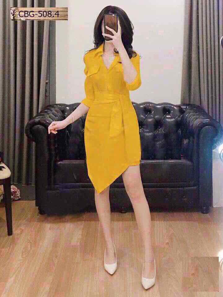 LZD Đầm sơ mi voan lụa cao cấp_ Kiểm hàng vô tư