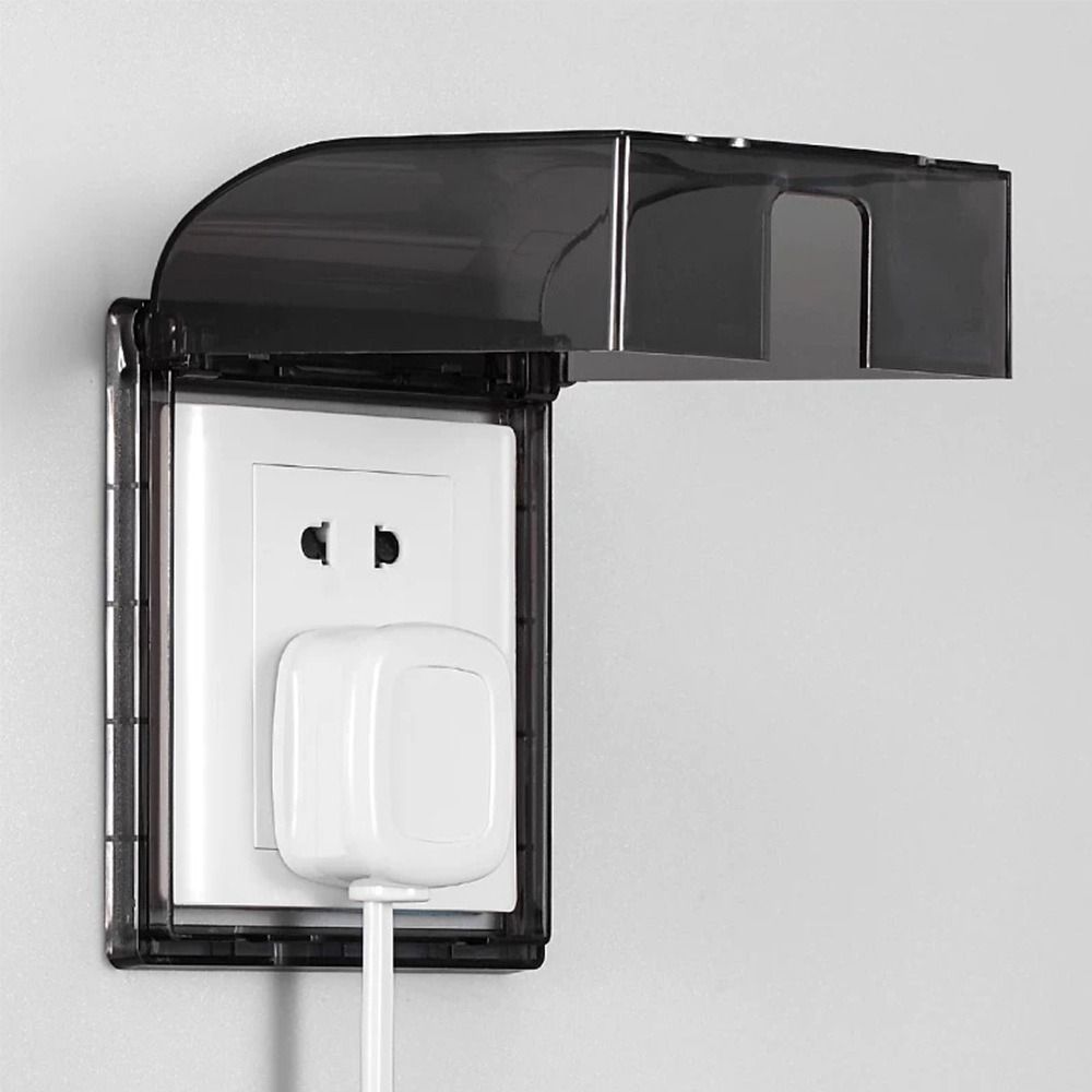 Power Outlet Supplies Wall-mounted Switch Protective Cover Plastic 86 ...