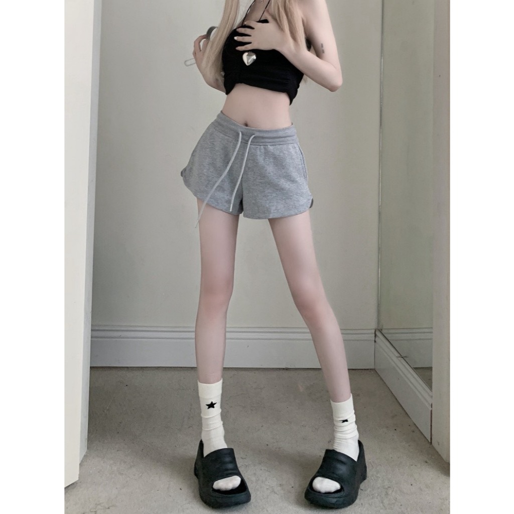 Quần đùi cotton xẻ chất dày đẹp vải mịn