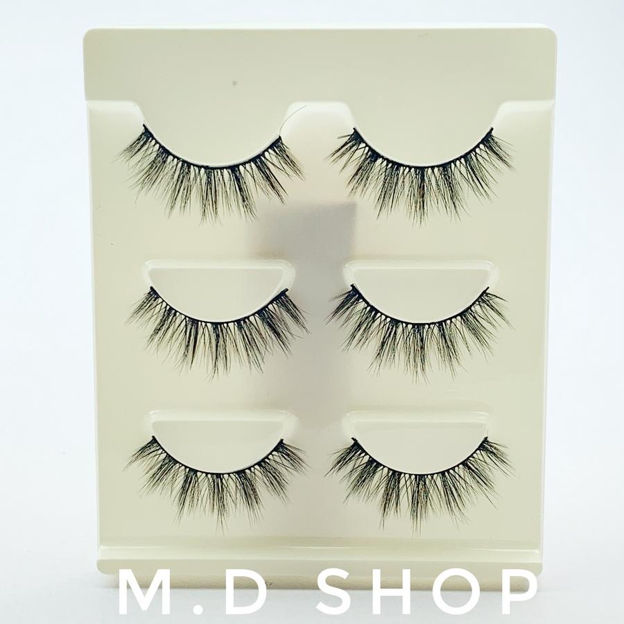 [HCM]Lông Mi Chồn 3D-09 Loại Cao Cấp - Hộp 3 Cặp Mi