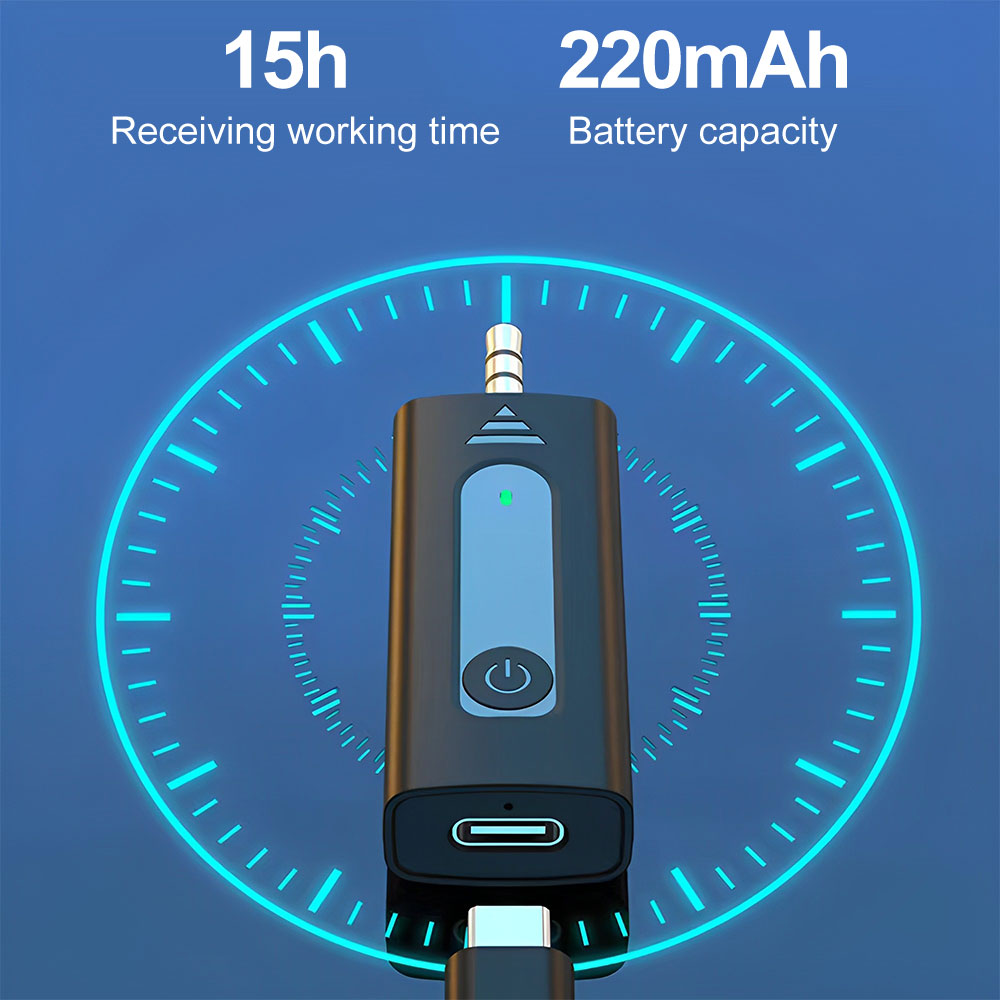 Micro dây chuyền 3.5Mm Cắm Phạm Vi Rộng Chuyên Nghiệp Không Dây Mini Micro cài ve áo ghi video Karaoke PC IOS Android Phỏng Vấn Cuộc Họp Âm Nhạc Ca Hát