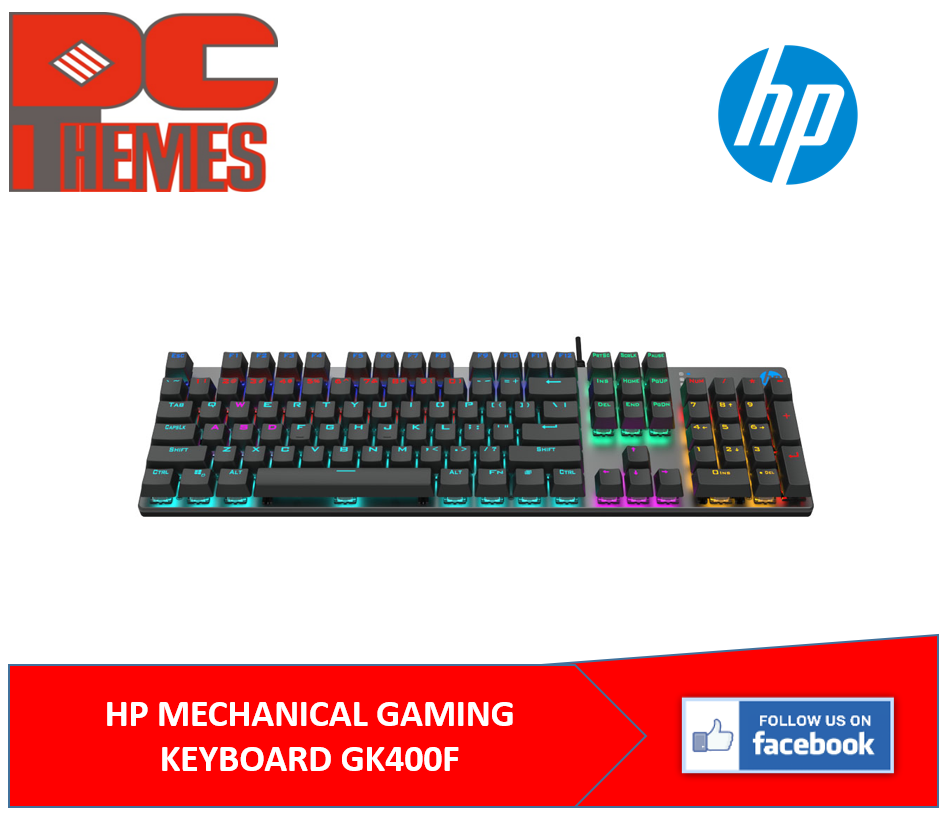 HP MECHANICAL GAMING KEYBOARD GK400F (BLUE SWITCH) Lazada Singapore