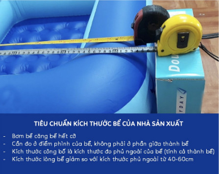 Bể bơi 3 tầng Đủ kích cỡ