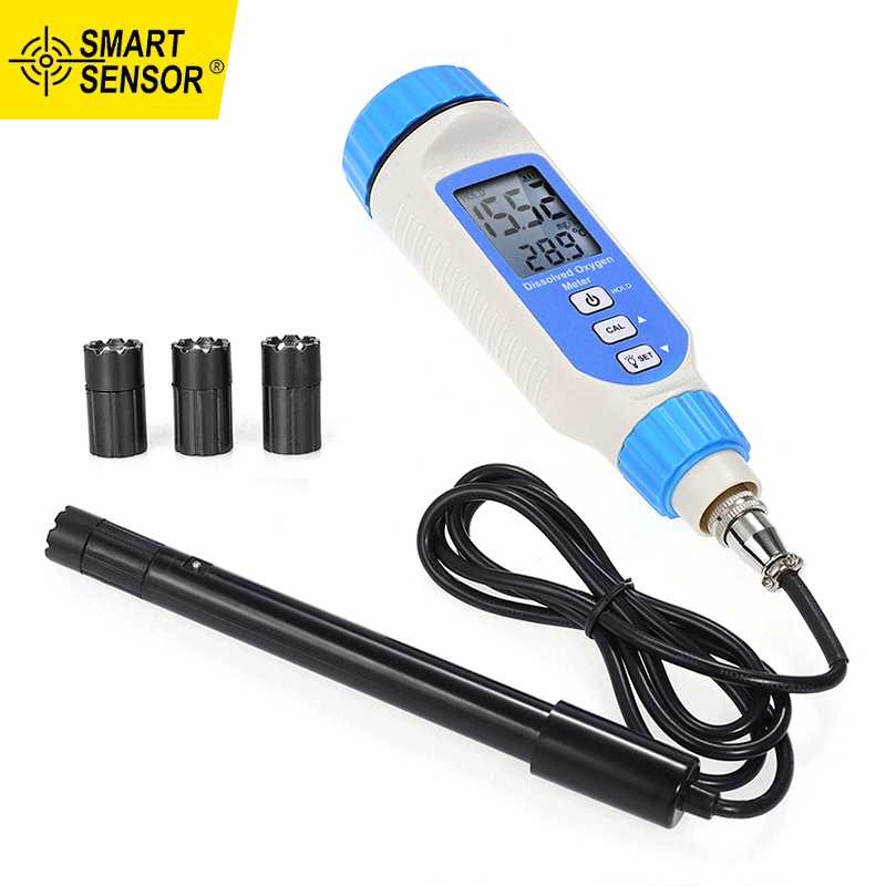 SMART SENSOR Digital Dissolved Oxygen Detector Dissolved Oxygen Meter Portable DO Pen Type Water Quality Tester Dissolved Oxygen Analyzer