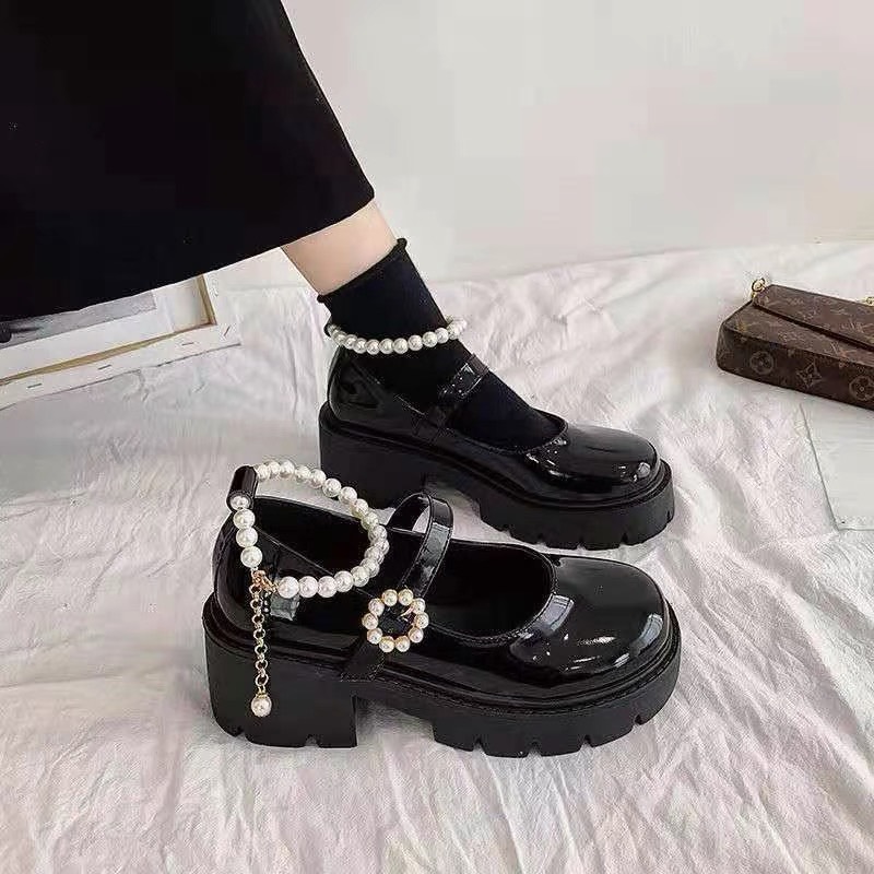 GIẦY LOLITA QUAY NGỌC ĐẾ 5CM