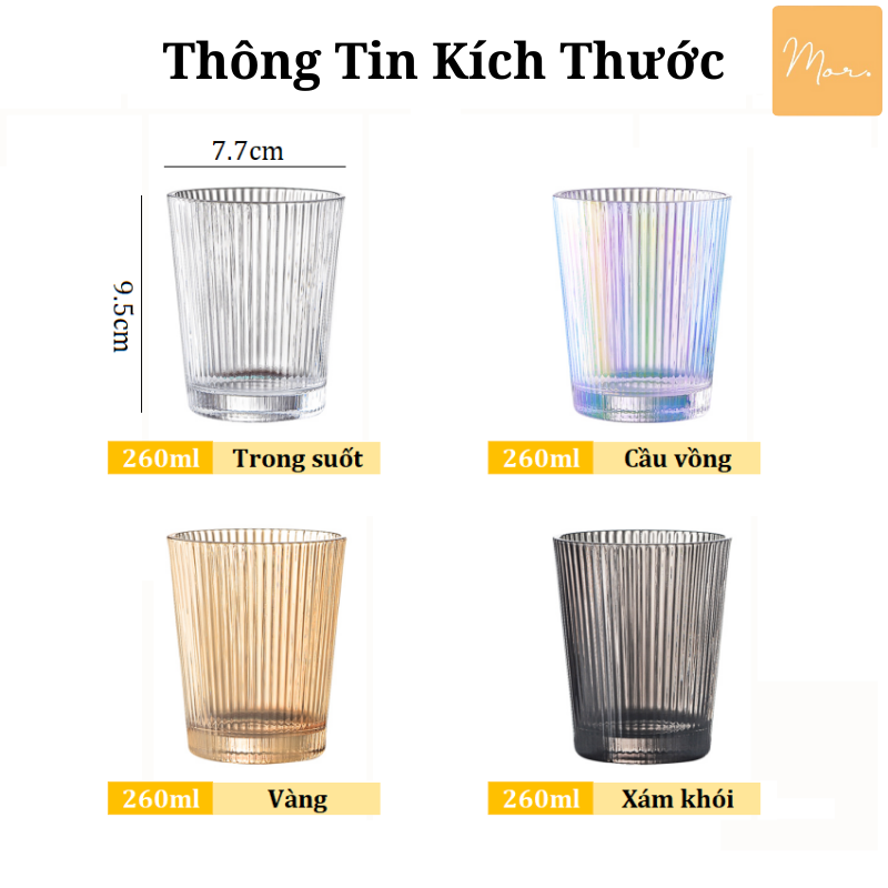 Cốc thủy tinh chịu nhiệt - 250ml (C12)