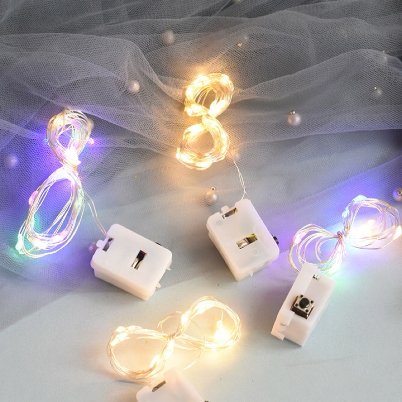 Đèn đom đóm 1m(đèn vàng)-2m(7màu) bảo châu