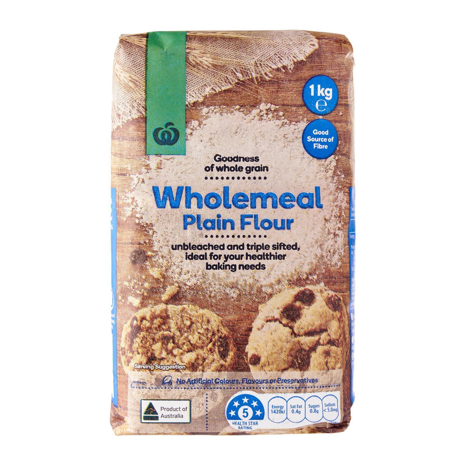 Woolworths Wholemeal Plain Flour 1Kg | Lazada Singapore