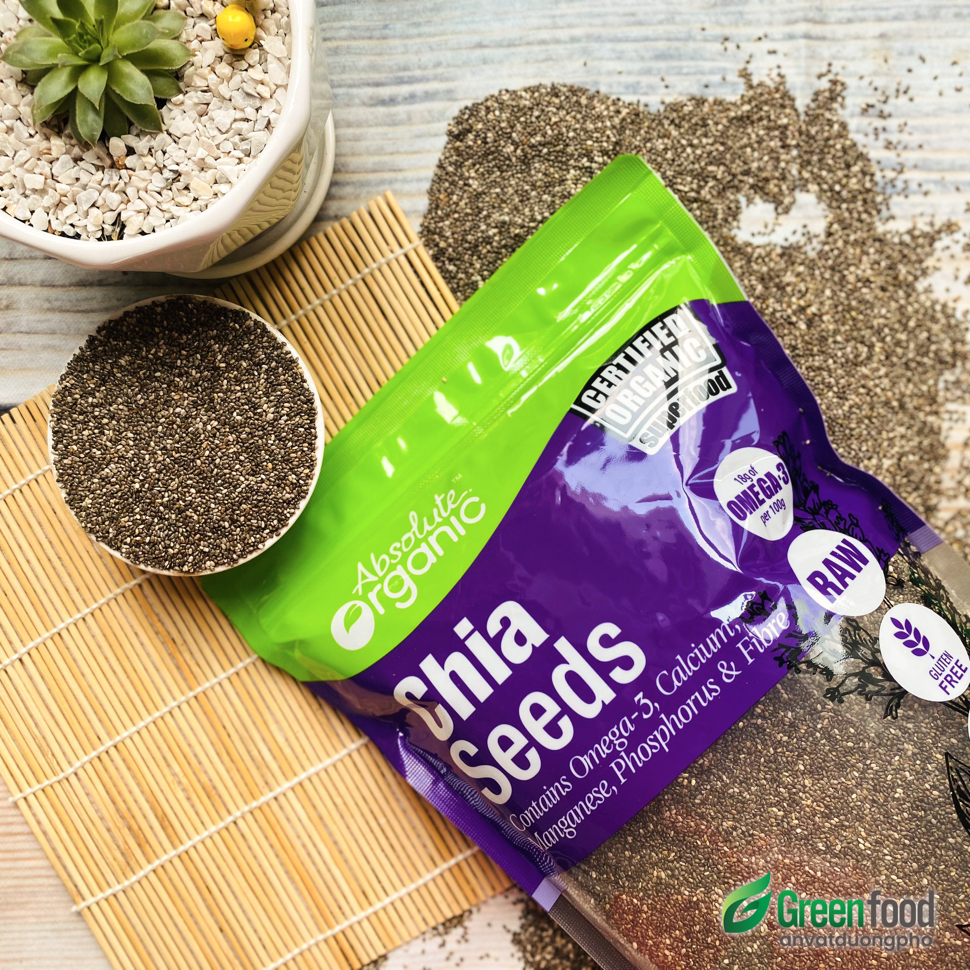HẠT CHIA ÚC TÍM (Absolute Organic)