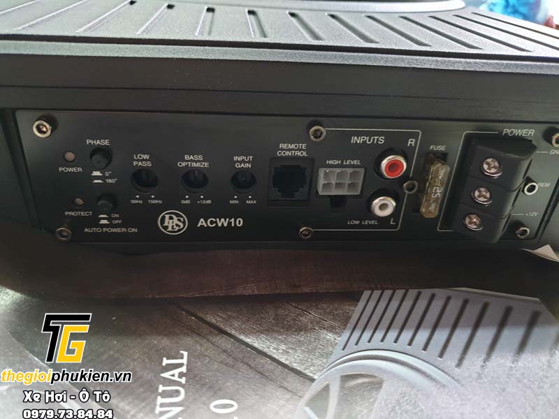 Loa SUB trầm gầm ghế DLS ACW10 Thuỵ Điển
