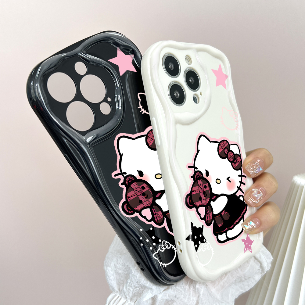 Jizetin%20for%20Samsung%20A31%20Back%20Cover%20Sweet%20Cool%20KT%20Cat%20Cream%20Wavy%20Edge%20Soft%20Silicone%20Phone%20Case%20-%20Image%209