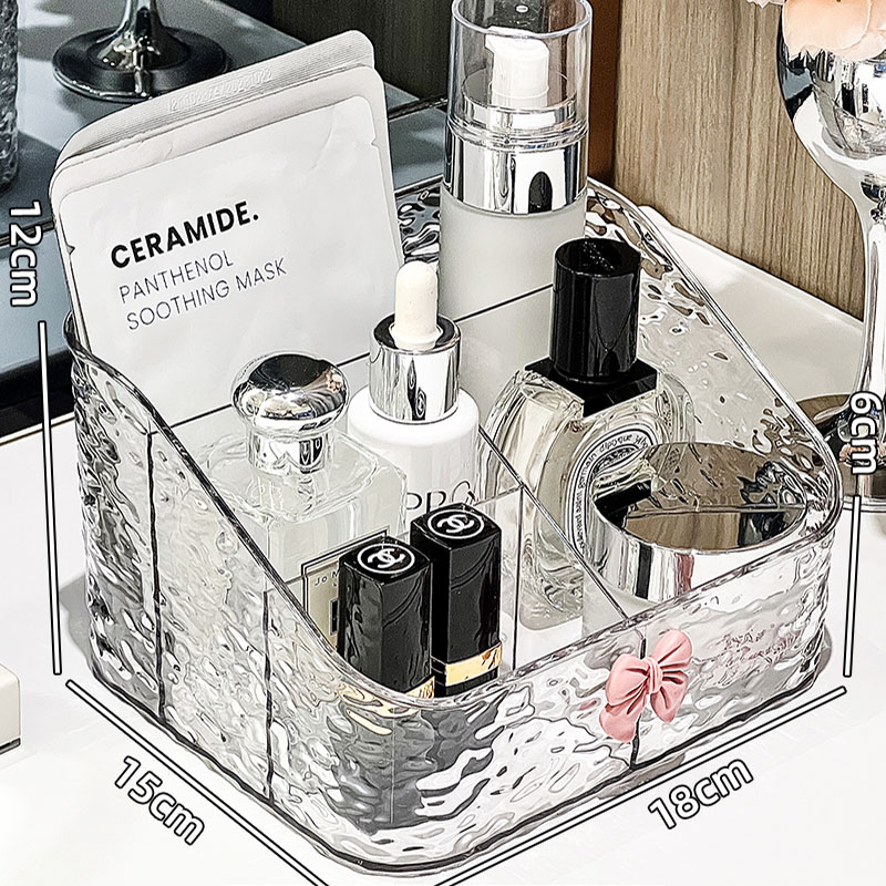 Cosmetic storage box desktop makeup table skincare products acrylic large capacity storage rack