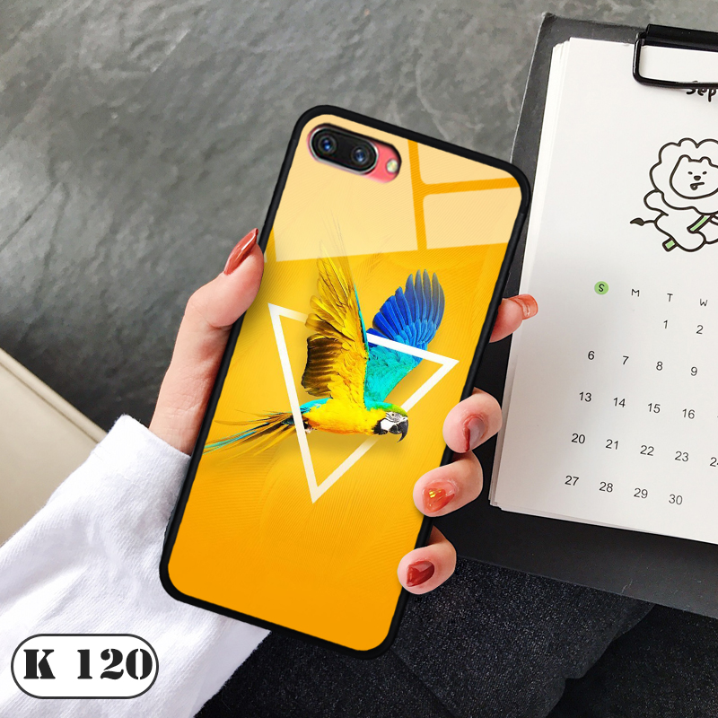 Ốp lưng kính oppo a5/ a3s/ realme c1 in 3d ver 9