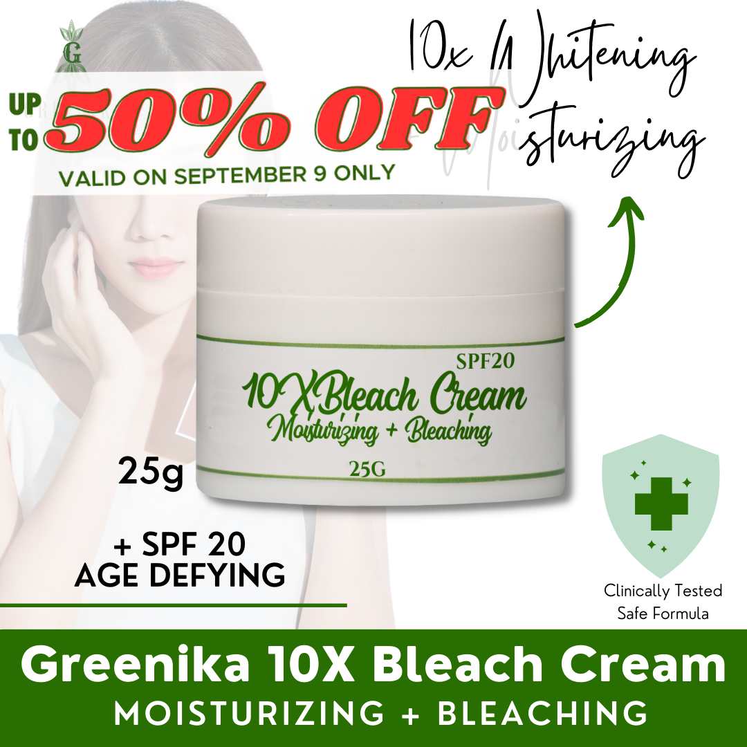 [ 10X WHITENING BLEACHING CREAM ] Greenika Face Bleaching Cream