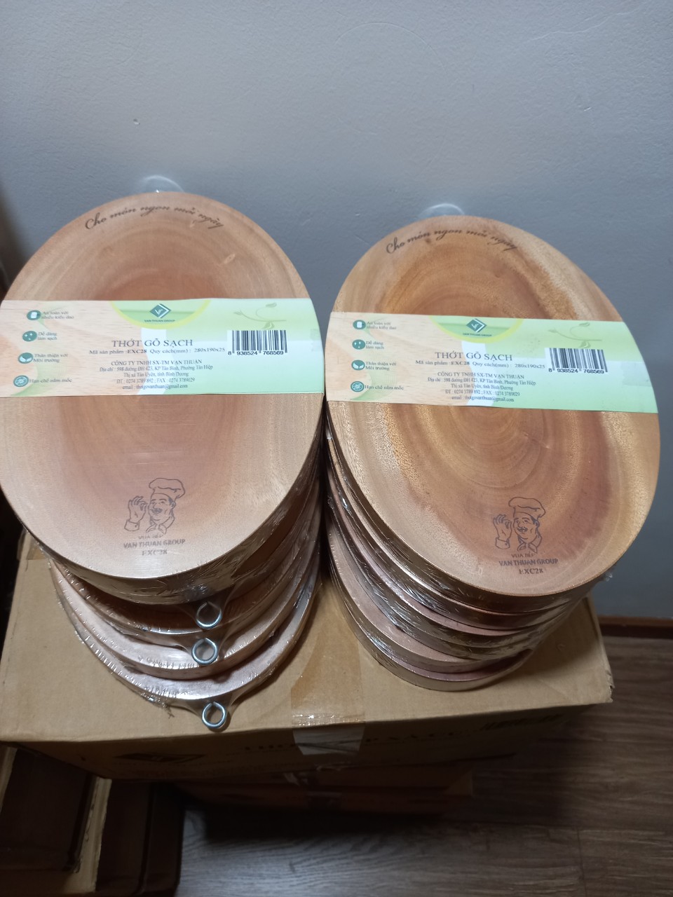 [HCM]Thớt Elip Xà Cừ-quy cách 28x19x2.5 (cm)