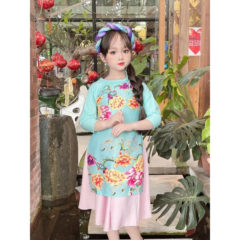 Áo dài cách tân bé gái