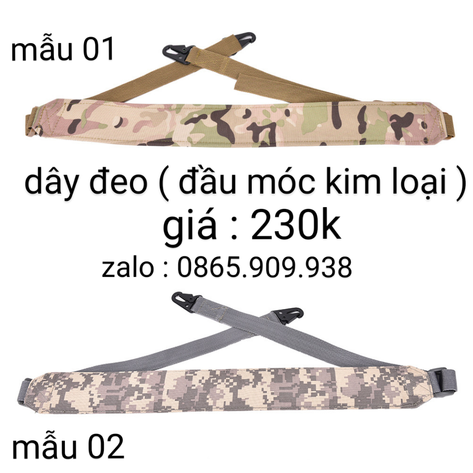 dây đeo máy ảnh ( 2 đầu kim loại )
