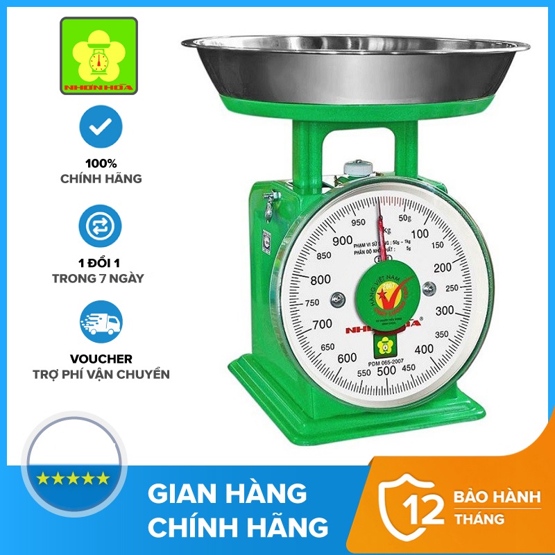 CÂN ĐỒNG HỒ LÒ XO NHƠN HÒA 1KG