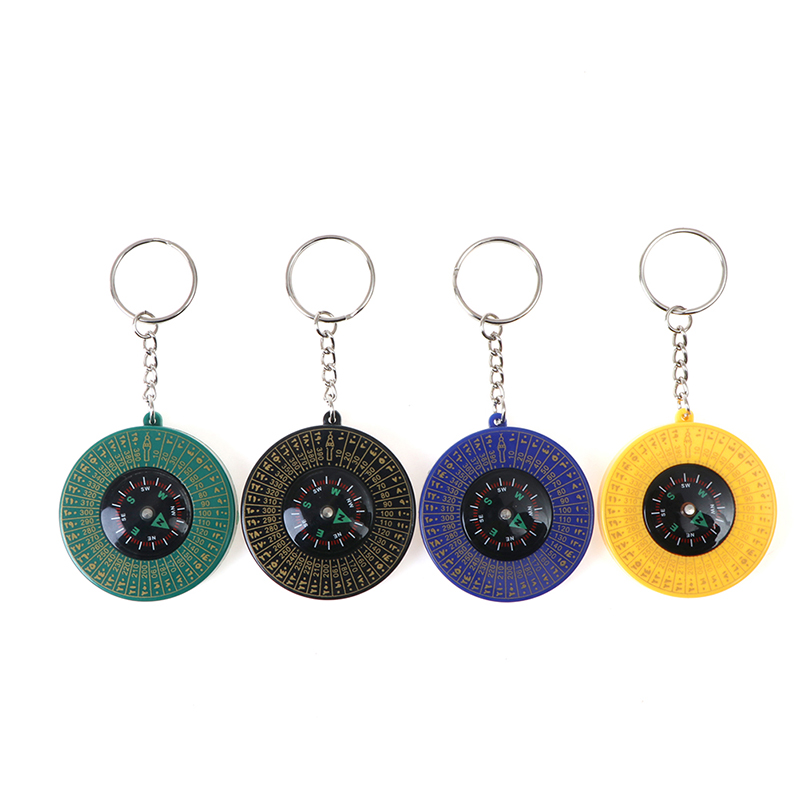 Compass Islamic Design Muslim Prayer Compass Portable Keychain Compass Islamic compass Wodde ...