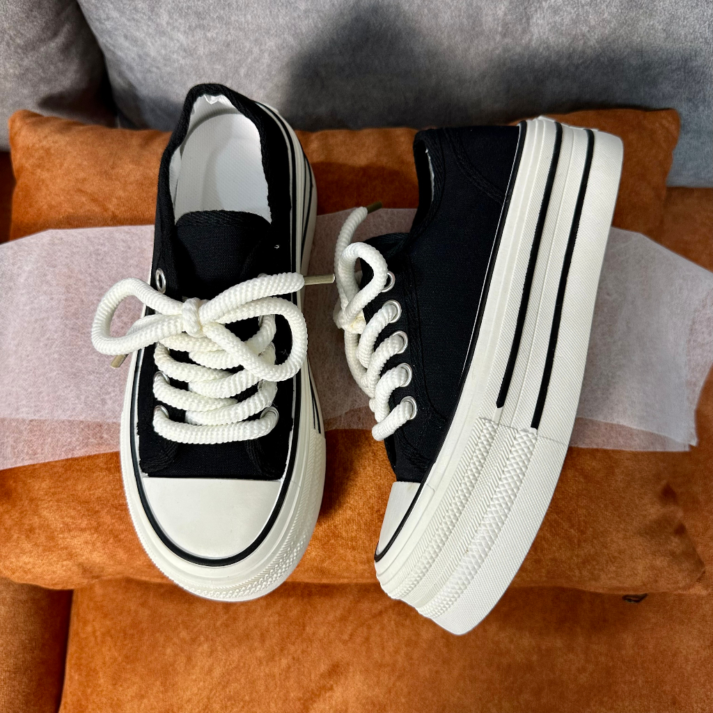[SIÊU SALE NĂM MỚI] [FREESHIP + VOUCHER] Giày thể thao nữ basic dây thừng đế 5cm Tifani