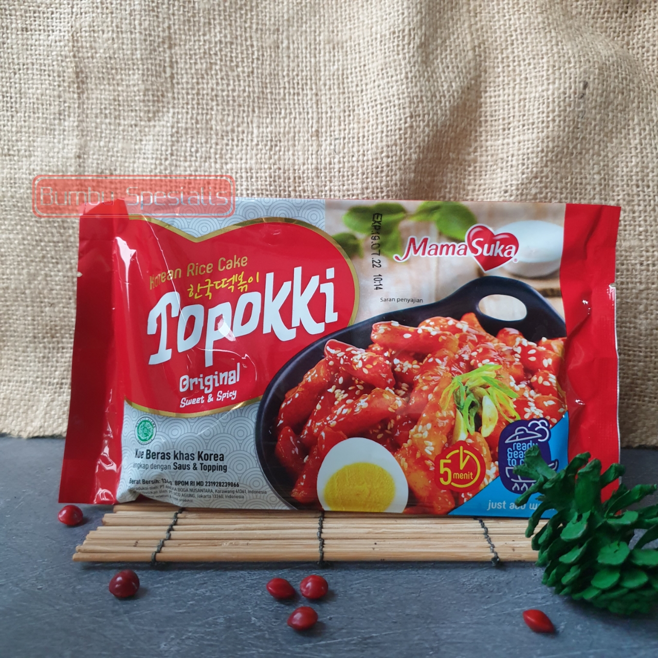 Indonesia Mamasuka Topokki - Spicy