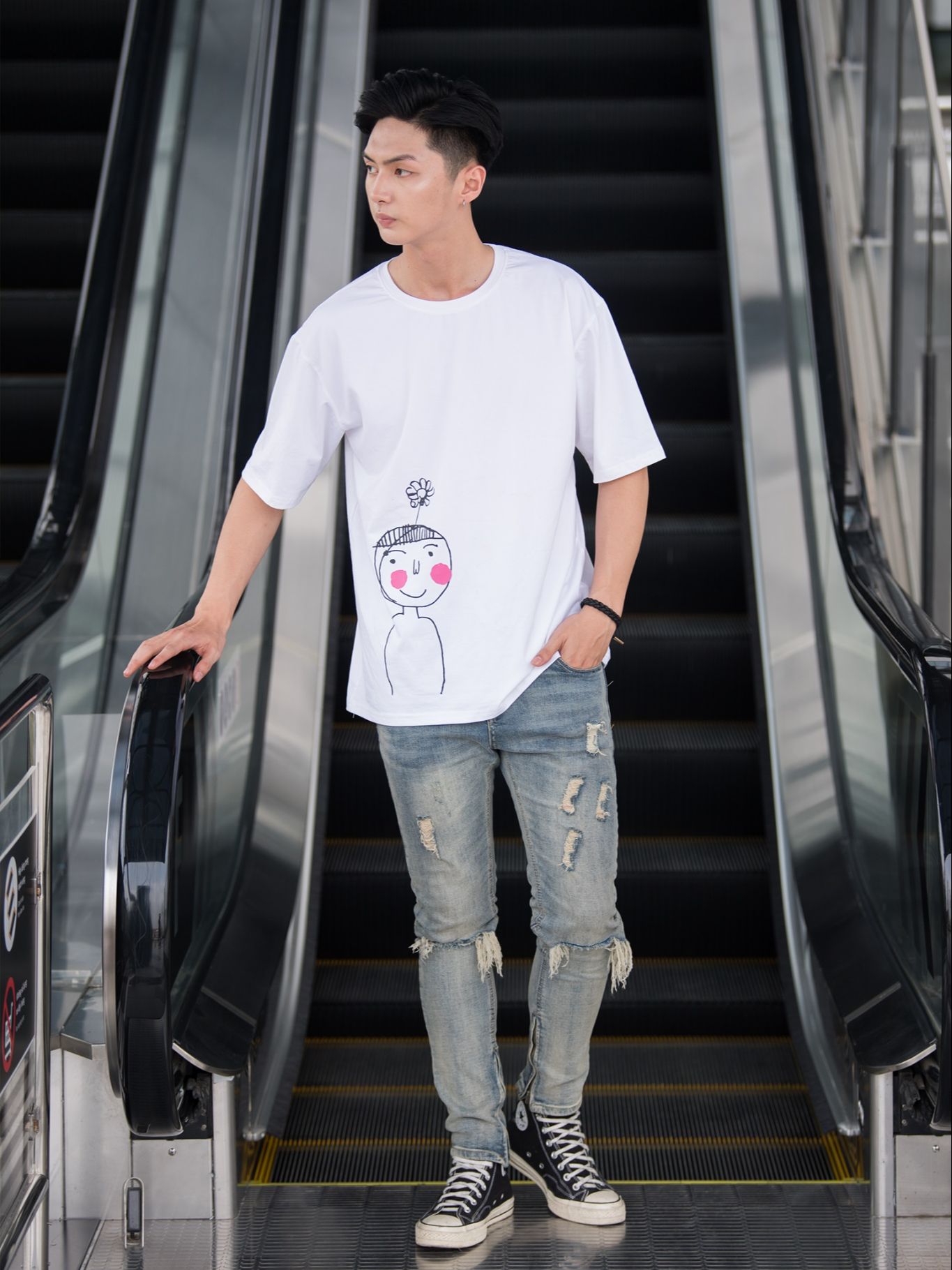 Áo thun cậu bé đầu đất (Unisex) [Made by Tòhe]