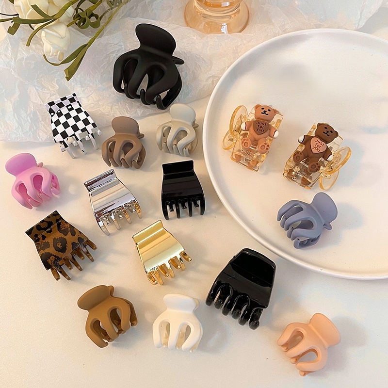Acrylic Plastic Hairpin, Simple Cute Design, Korean Style