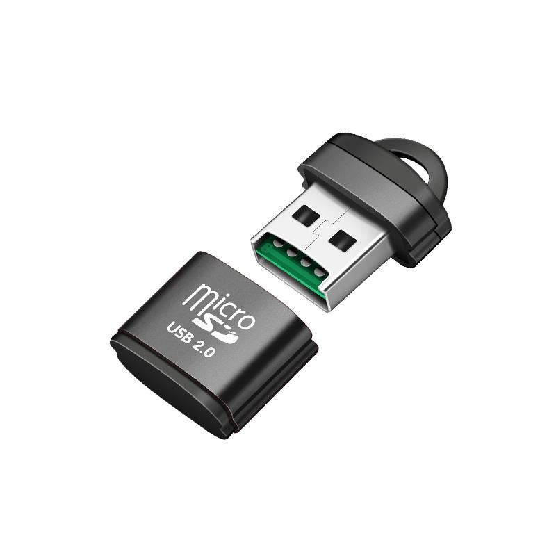 Card reader TF card memory card high-speed adapter simple mini digital camera universal MicroSD card truck-mounted 2.0 mobile phone audio car memory card U disk mp3 mini converter